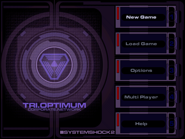 System Shock 2 — Title screen