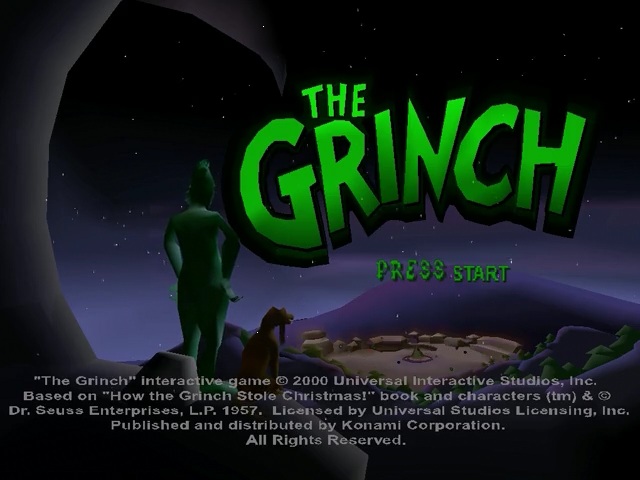 The Grinch — Title screen