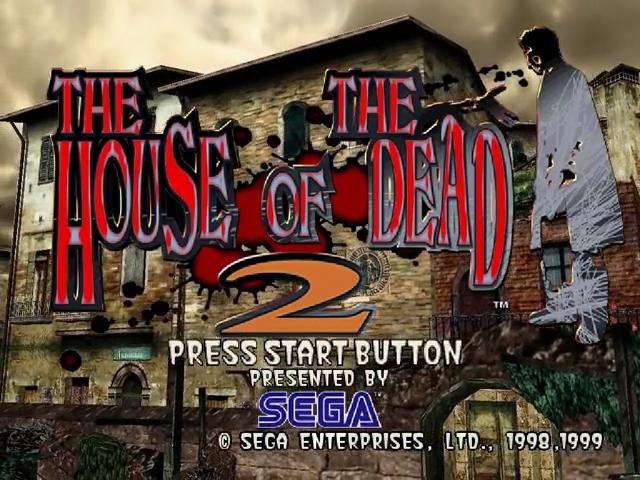 The House of the Dead 2 — Title screen