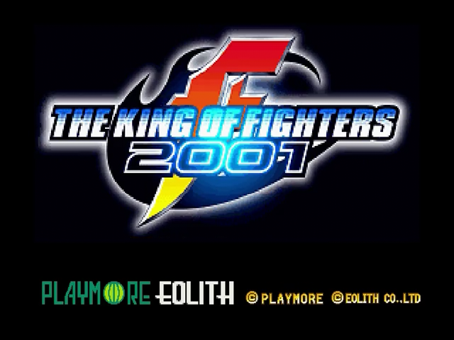 The King of Fighters 2001 — Title screen