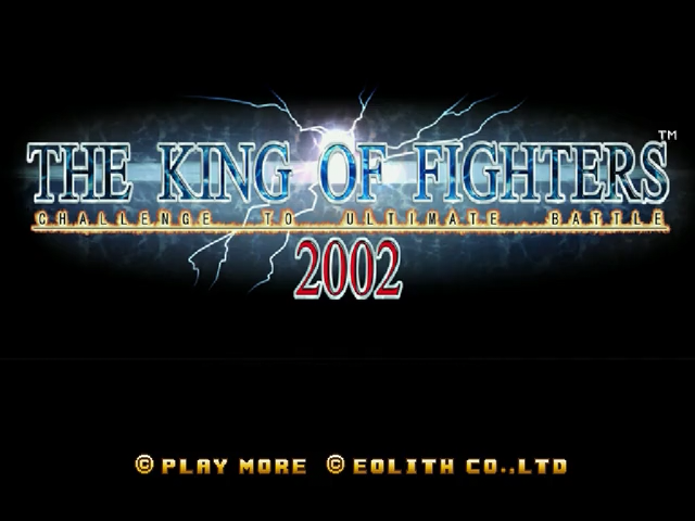 The King of Fighters 2002 — Title screen