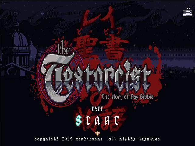 The Textorcist : The Story of Ray Bibbia — Title screen