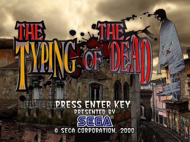 The Typing of the Dead — Title screen