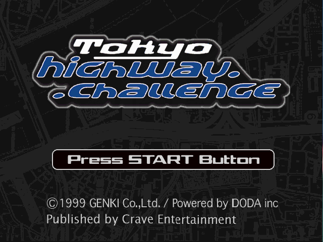 Tokyo Highway Challenge — Title screen