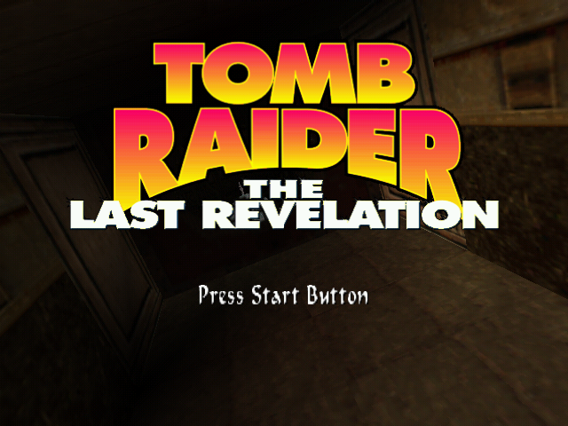 Tomb Raider : The Last Revelation — Title screen
