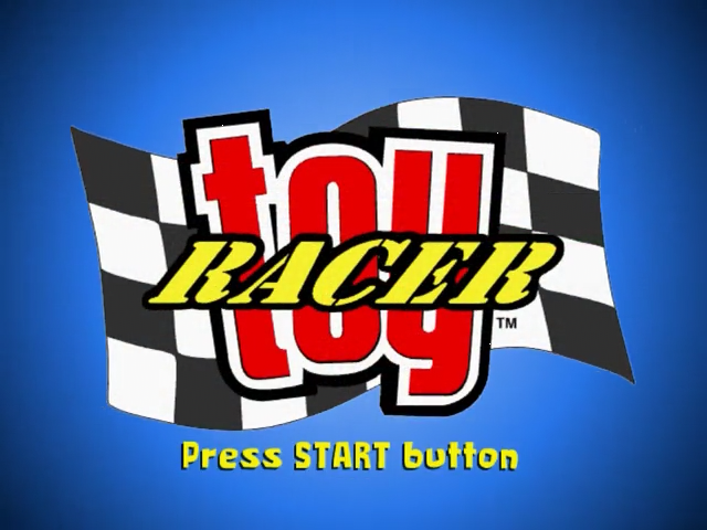 Toy Racer — Title screen