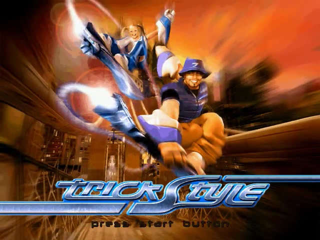 TrickStyle — Title screen
