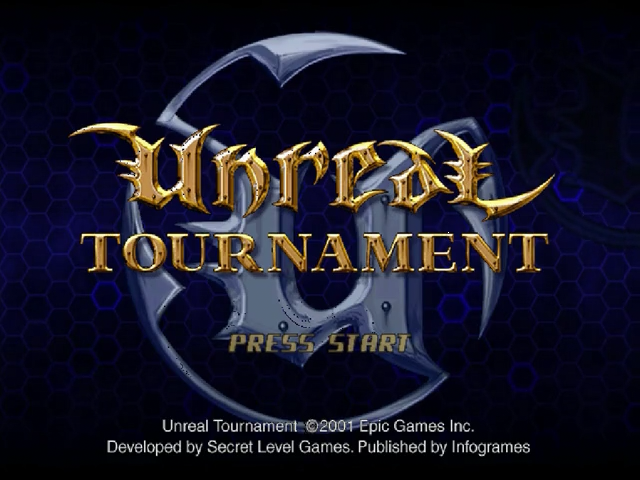 Unreal Tournament — Title screen
