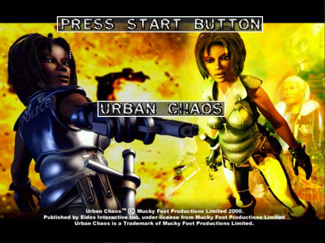 Urban Chaos — Title screen