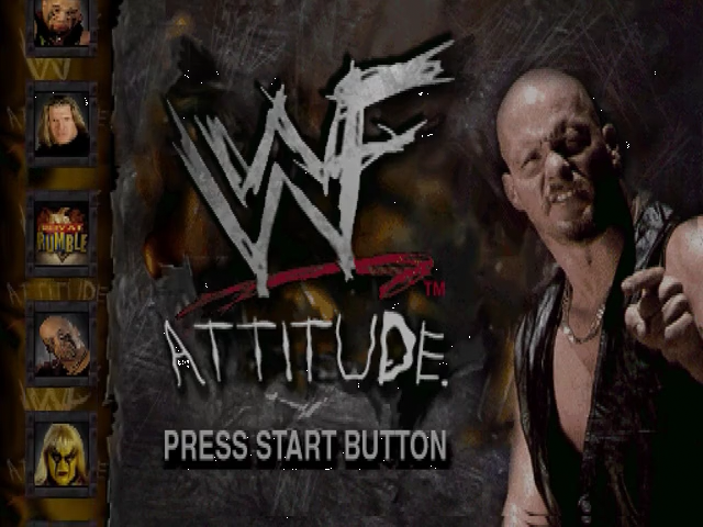 WWF Attitude — Title screen
