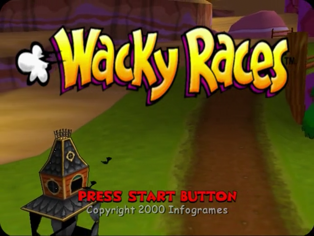 Wacky Races — Title screen