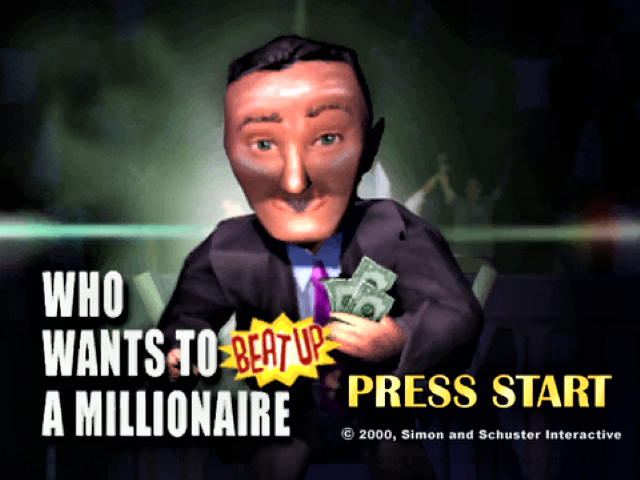 Who Wants to Beat Up a Millionaire — Title screen