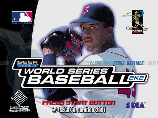 World Series Baseball 2K2 — Title screen
