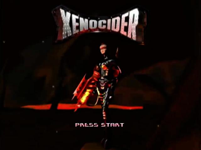 Xenocider — Title screen