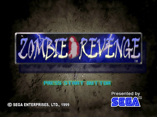 Zombie Revenge — Title screen
