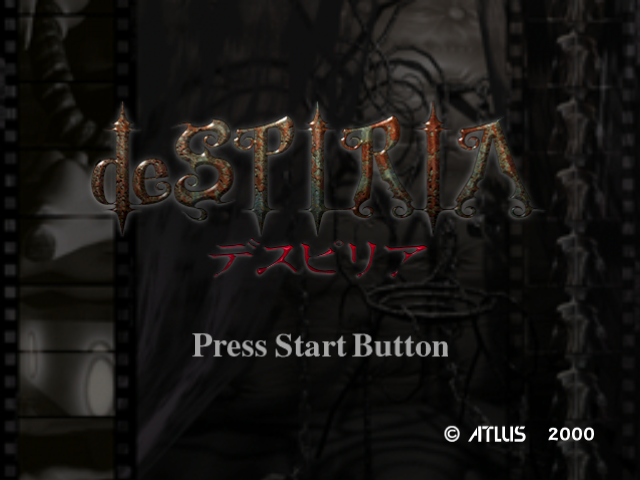 deSpiria — Title screen