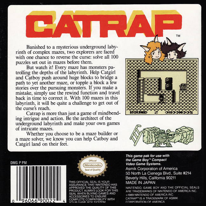 Catrap — Box back