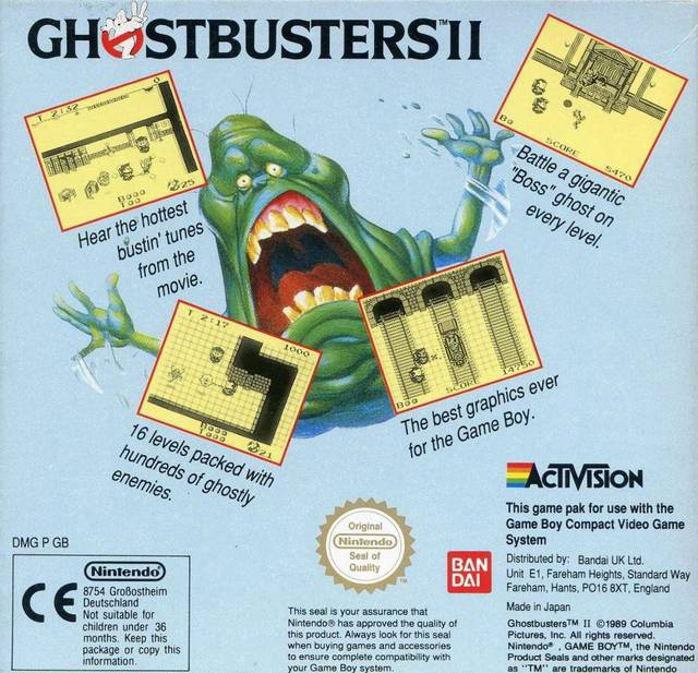 Ghostbusters II — Box back