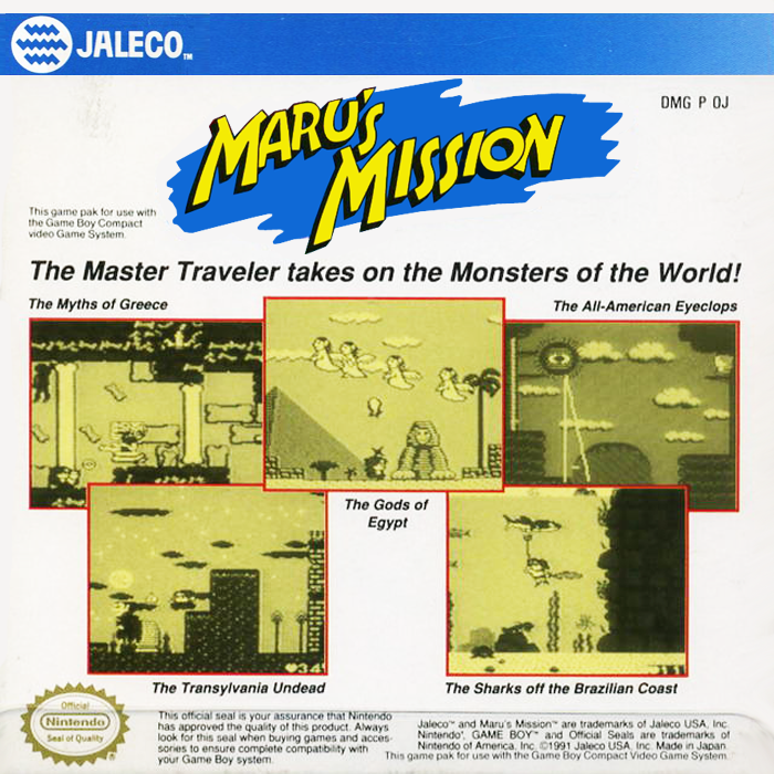 Maru's Mission — Box back