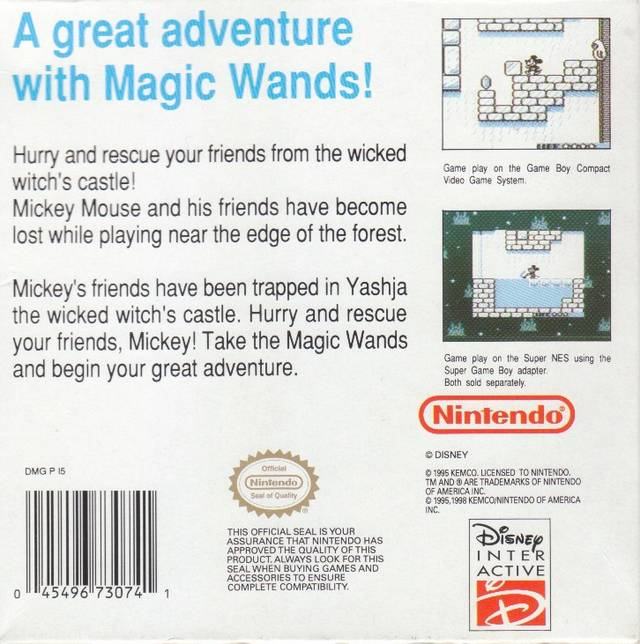 Mickey Mouse : Magic Wands! — Box back