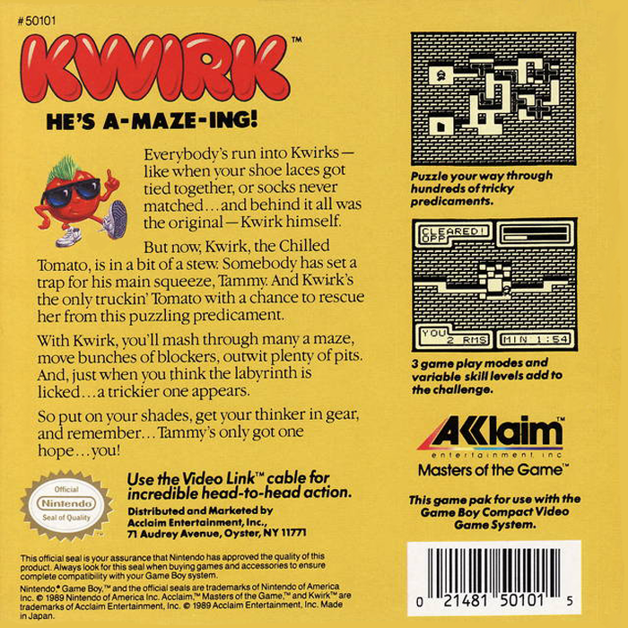 Puzzle Boy — Box back