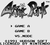 Atomic Punk — Title screen
