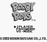 Booby Boys — Title screen