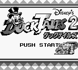 Disney's DuckTales 2 — Title screen