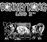 Donkey Kong Land 2 — Title screen