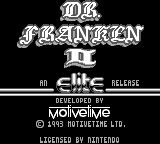 Dr. Franken II — Title screen