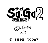 Final Fantasy Legend II — Title screen