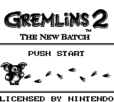 Gremlins 2 : The New Batch — Title screen