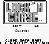 Lock n' Chase — Title screen