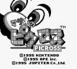 Mario's Picross — Title screen