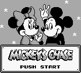 Mickey's Dangerous Chase — Title screen