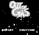 Out of Gas — Title screen