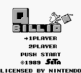 Q Billion — Title screen