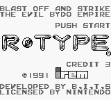 R-Type — Title screen