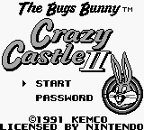 The Bugs Bunny Crazy Castle 2 — Title screen