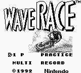 Wave Race — Title screen