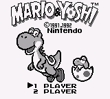 Yoshi — Title screen