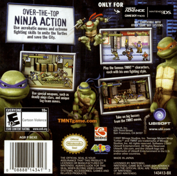 TMNT — Box back