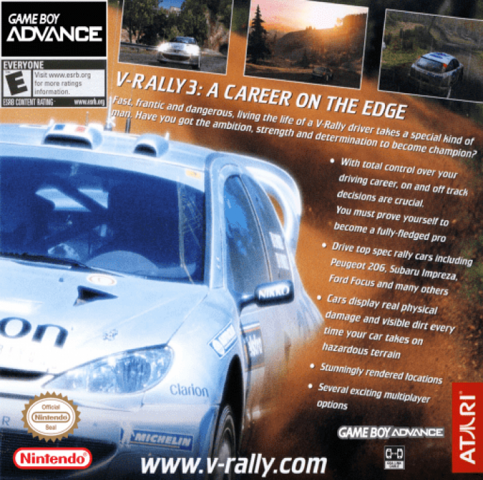 V-Rally 3 — Box back