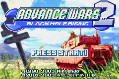 Advance Wars 2 : Black Hole Rising — Title screen