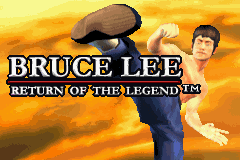 Bruce Lee : Return of the Legend — Title screen