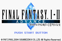 Final Fantasy I & II : Dawn of Souls — Title screen