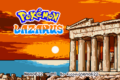Pokemon - Lazarus (Hack) — Title screen