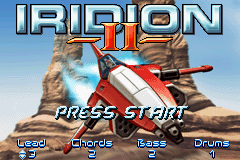 Iridion II — Title screen