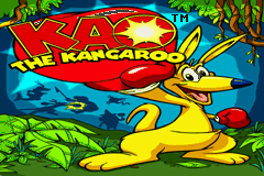 Kao the Kangaroo — Title screen