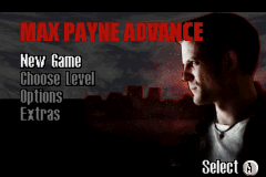 Max Payne — Title screen